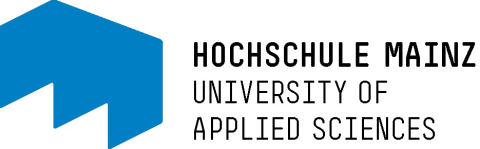 Hochschule_Mainz_Logo_blau_mit_Schriftzug